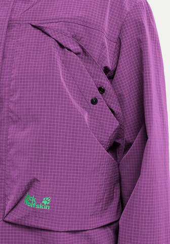JACK WOLFSKIN Outdoor Jacket in Purple