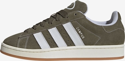 Sportbačiai be auliuko 'Campus 00s' iš ADIDAS ORIGINALS, spalva – tamsiai žalia / balta, Prekių apžvalga