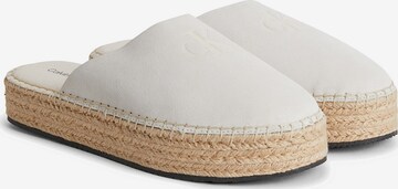 Calvin Klein JeansNatikače s potpeticom - bijela boja