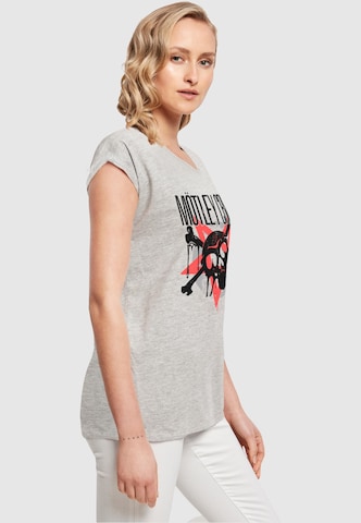 T-shirt 'Motley Crue - Montage Skull' Merchcode en gris