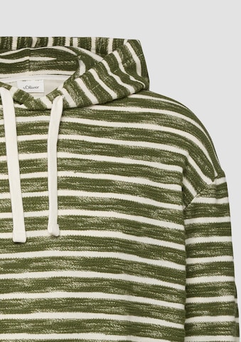 Sweat-shirt s.Oliver en vert