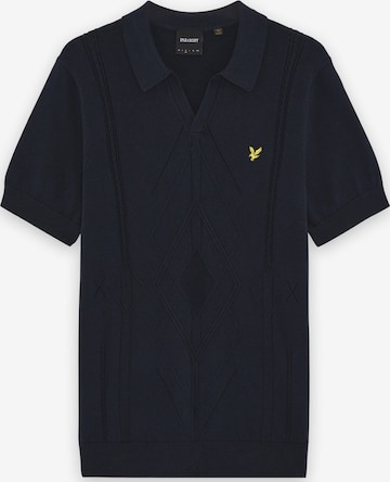 Pull-over Lyle & Scott en bleu : devant