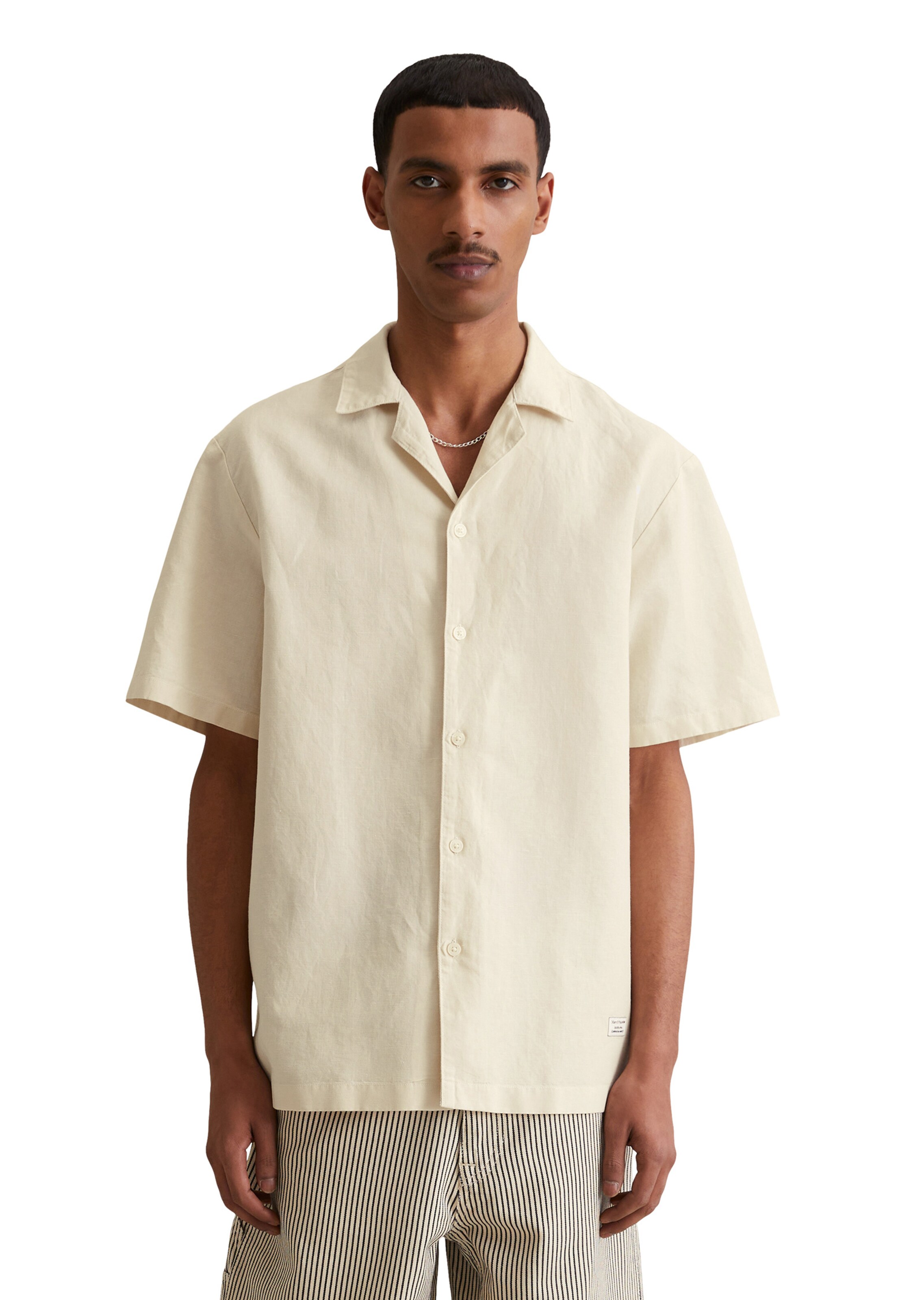 Marc O'Polo DENIM Regular Fit Hemd in Weiß: Vorderseite