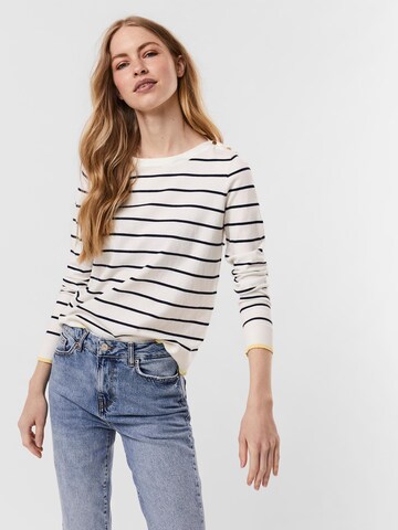 VERO MODA - Pullover 'Alma' em branco: frente