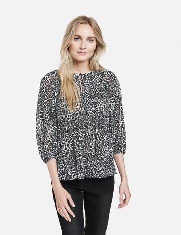 TAIFUN Blouse in Zwart: voorkant