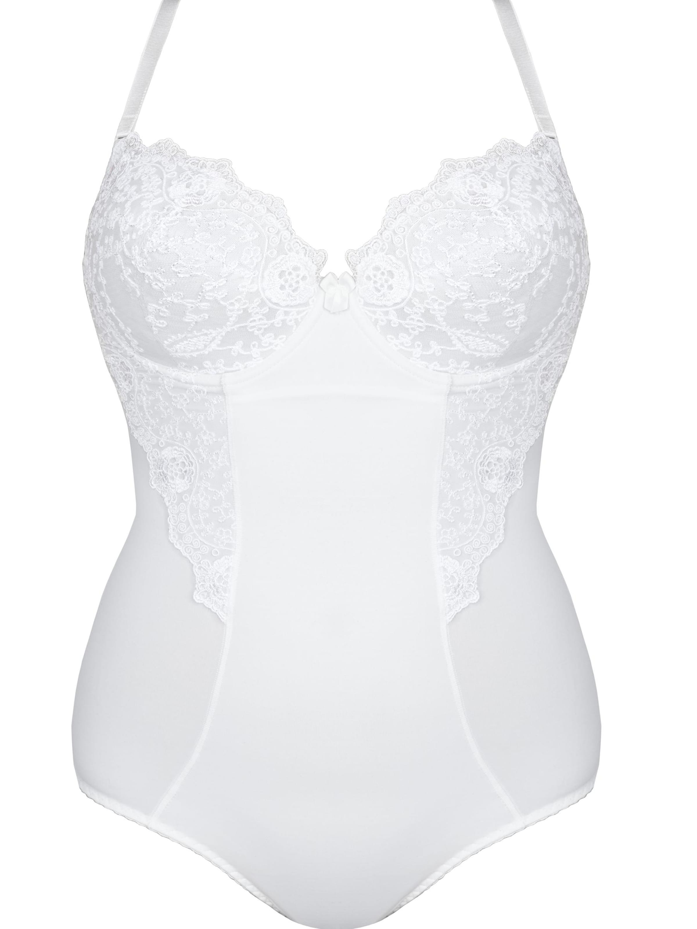 Gorsenia Body '184 Livia' in Wit: voorkant