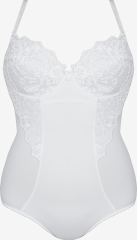 Gorsenia Body '184 Livia' in Weiß: Vorderseite