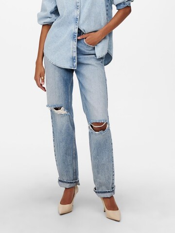 ONLY Regular Jeans 'Inc Robyn' in Blauw: voorkant