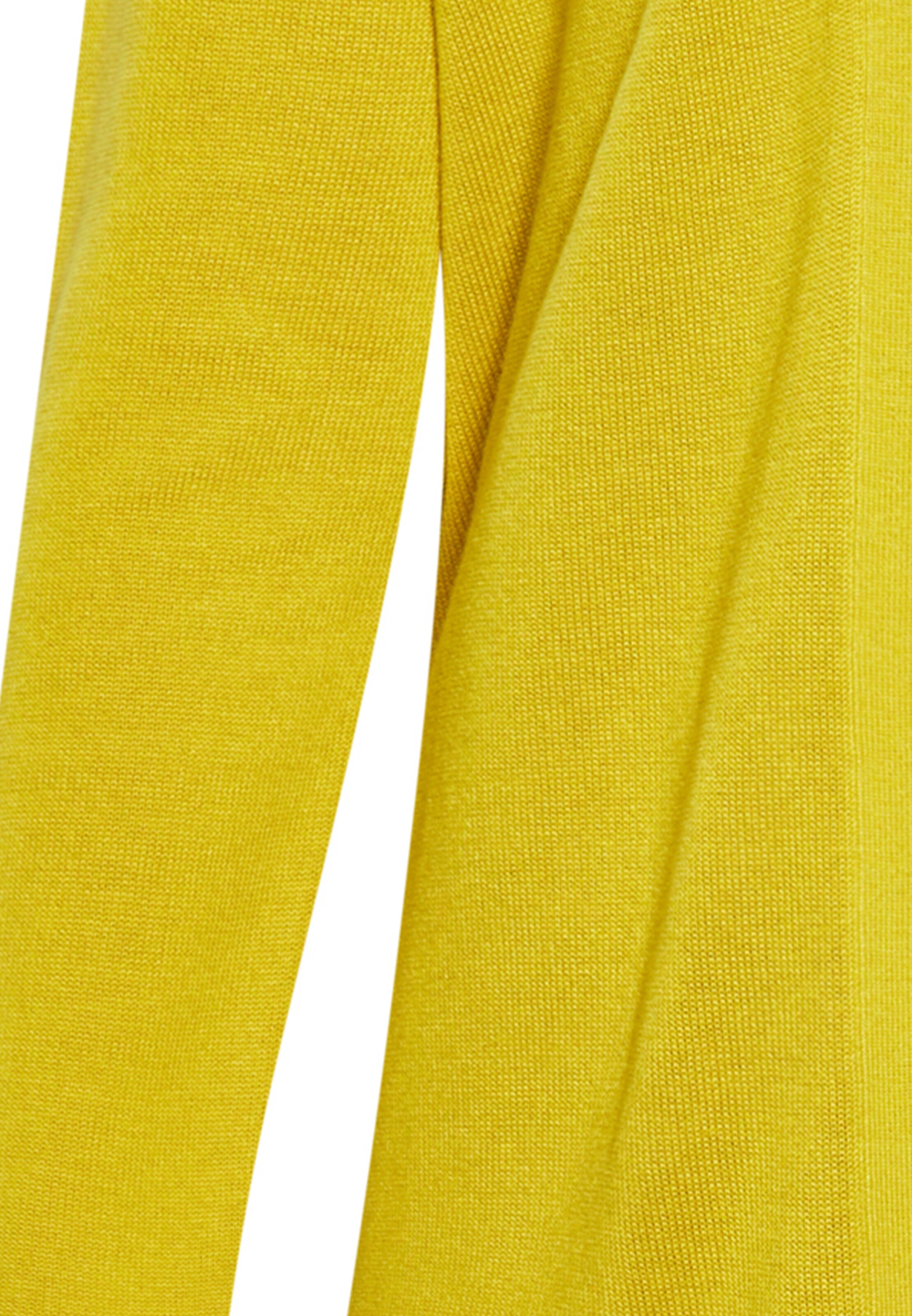 Sidona Gebreid vest in Geel