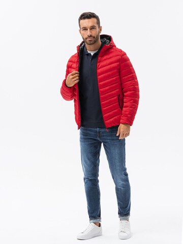 Ombre Between-season jacket 'C368' in Red