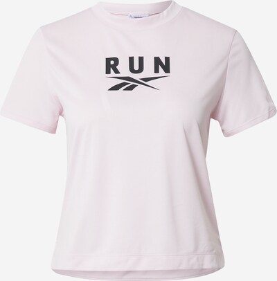 Tricou funcțional Reebok Sport pe roz pastel / negru, Vizualizare produs