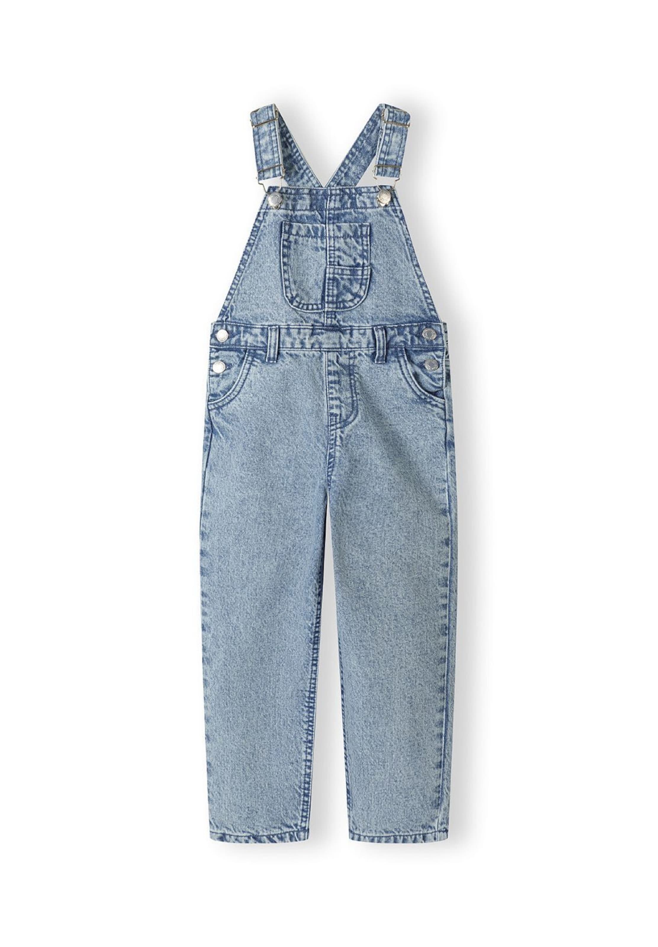 MINOTI Dungarees in Blue: front