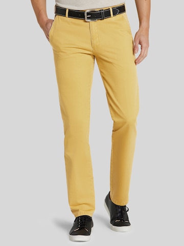 Regular Pantalon chino 'New York' MEYER en jaune : devant