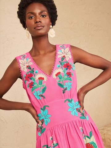 love & roses Dress in Pink