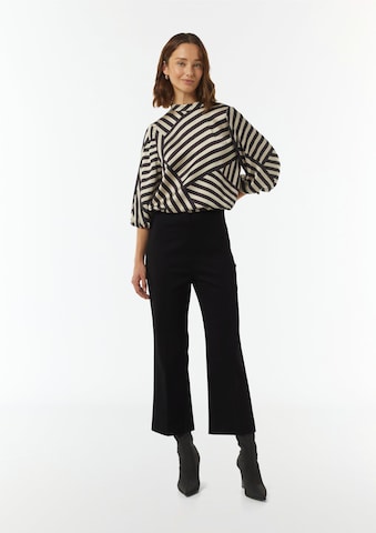 COMMA Flared Broek in Zwart