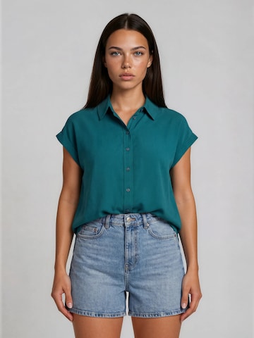 Funky Buddha Blúz - zöld: elől