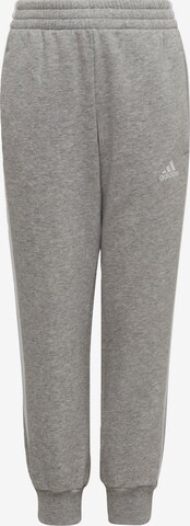 Effilé Pantalon de sport 'Essential' ADIDAS SPORTSWEAR en gris : devant