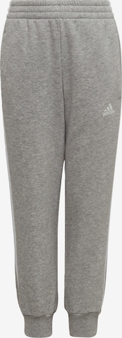 ADIDAS SPORTSWEAR Tapered Sportbroek 'Essential' in Grijs: voorkant