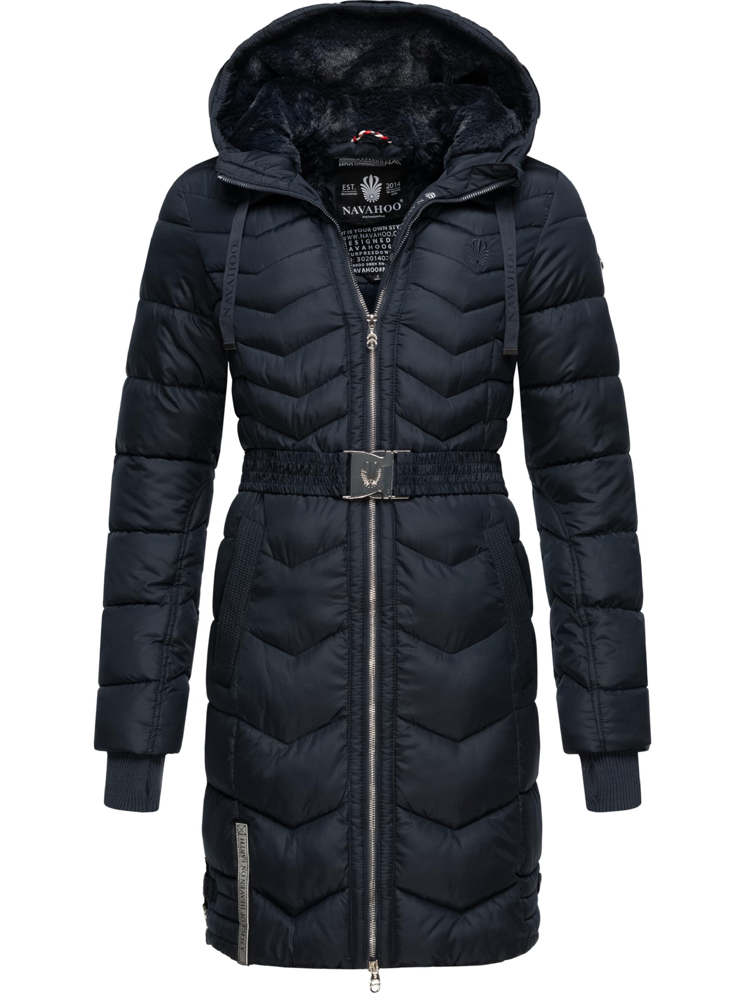 NAVAHOO Talvemantel 'Alpenveilchen', värv sinine