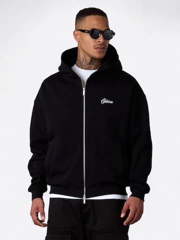 Veste de survêtement ESTEEM en noir : devant