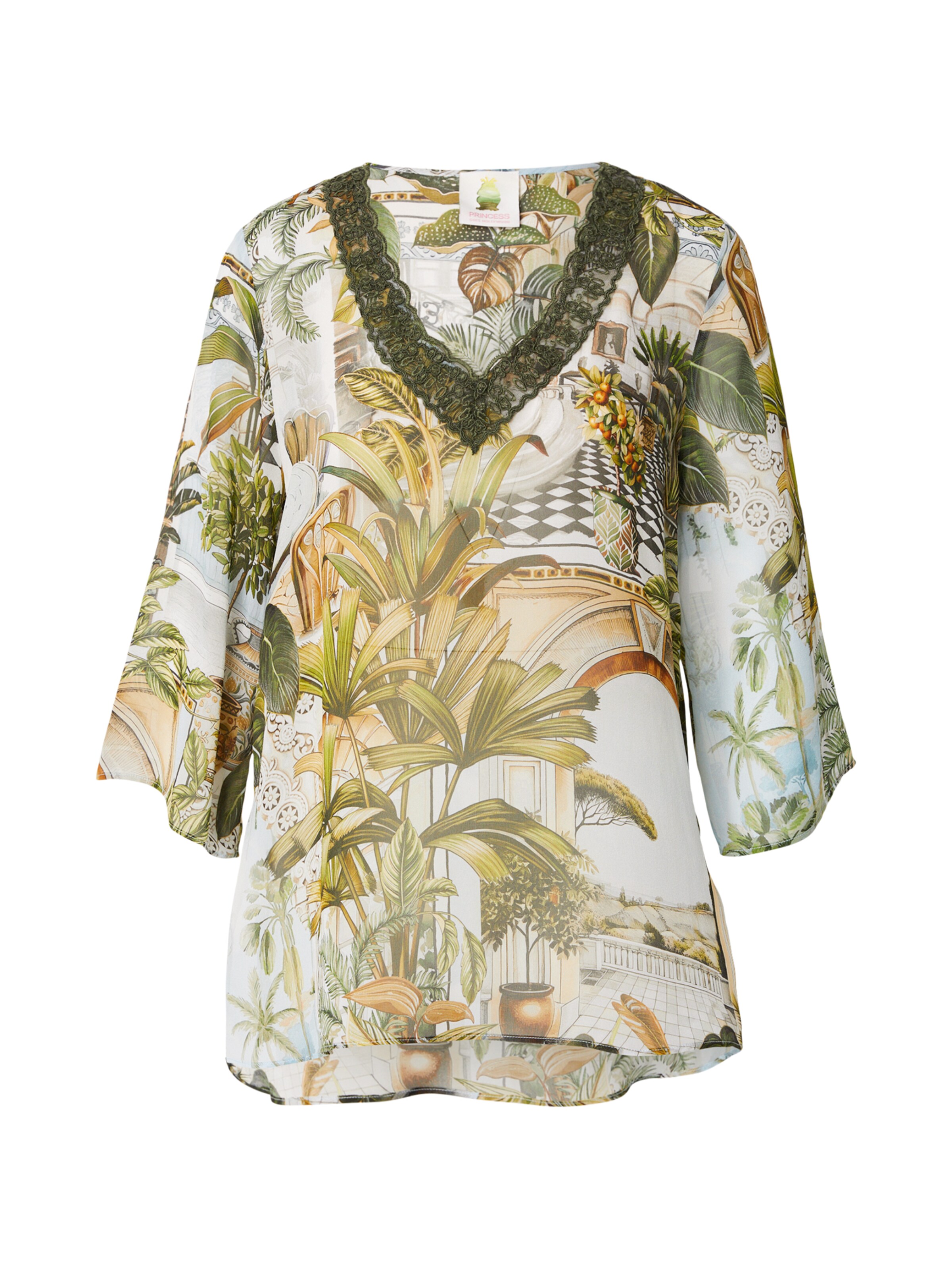 PRINCESS GOES HOLLYWOOD Bluza | zelena barva: sprednja stran