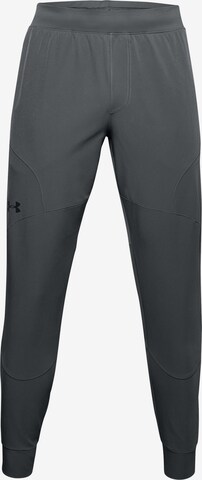 UNDER ARMOUR Sportbroek 'Unstoppable' in Grijs: voorkant