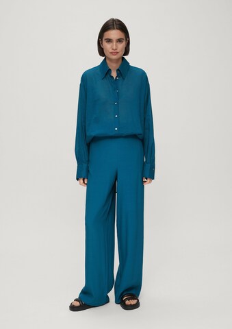 s.Oliver BLACK LABEL Wide leg Pants in Blue