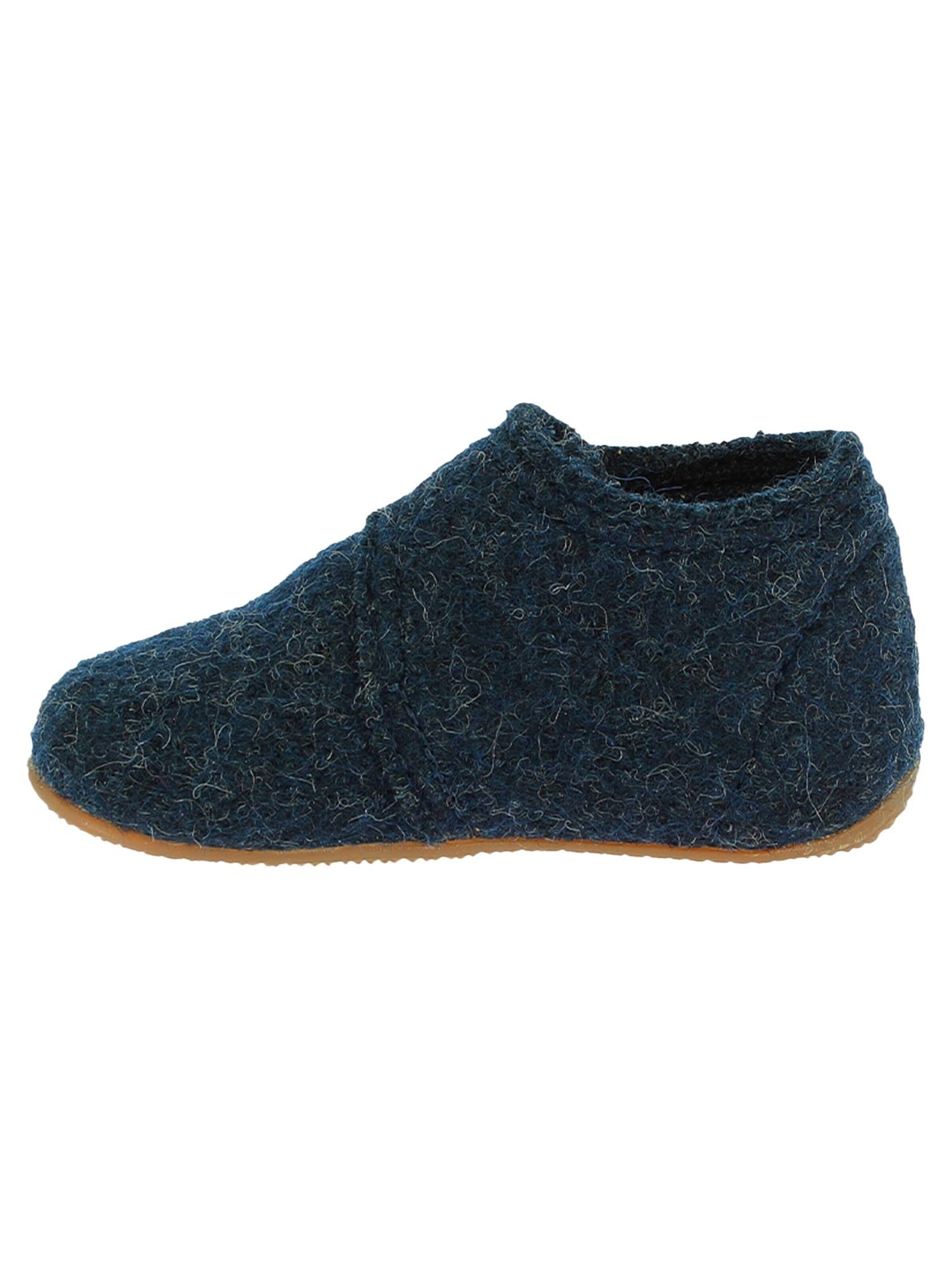 Living Kitzbühel Slipper 'Schurwolle' in Blue