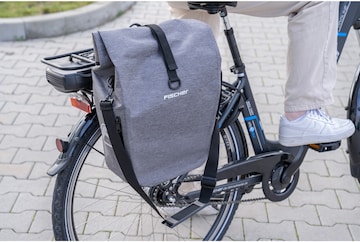 FISCHER Fahrräder Sports Bag in Grey