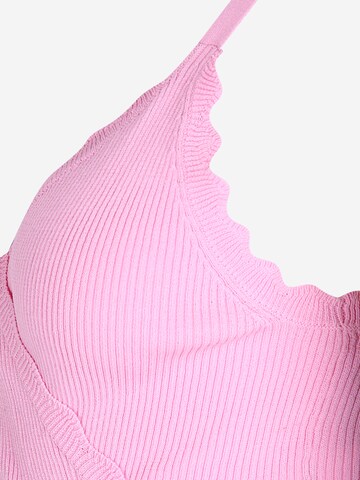 OBJECT Petite Gebreide top 'TRIA' in Roze