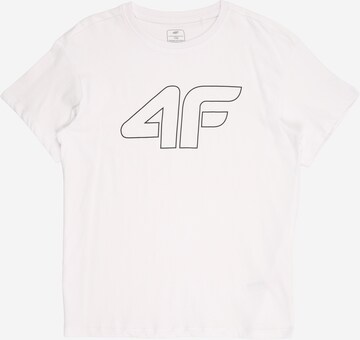 4F Junior Performance shirt in White: front