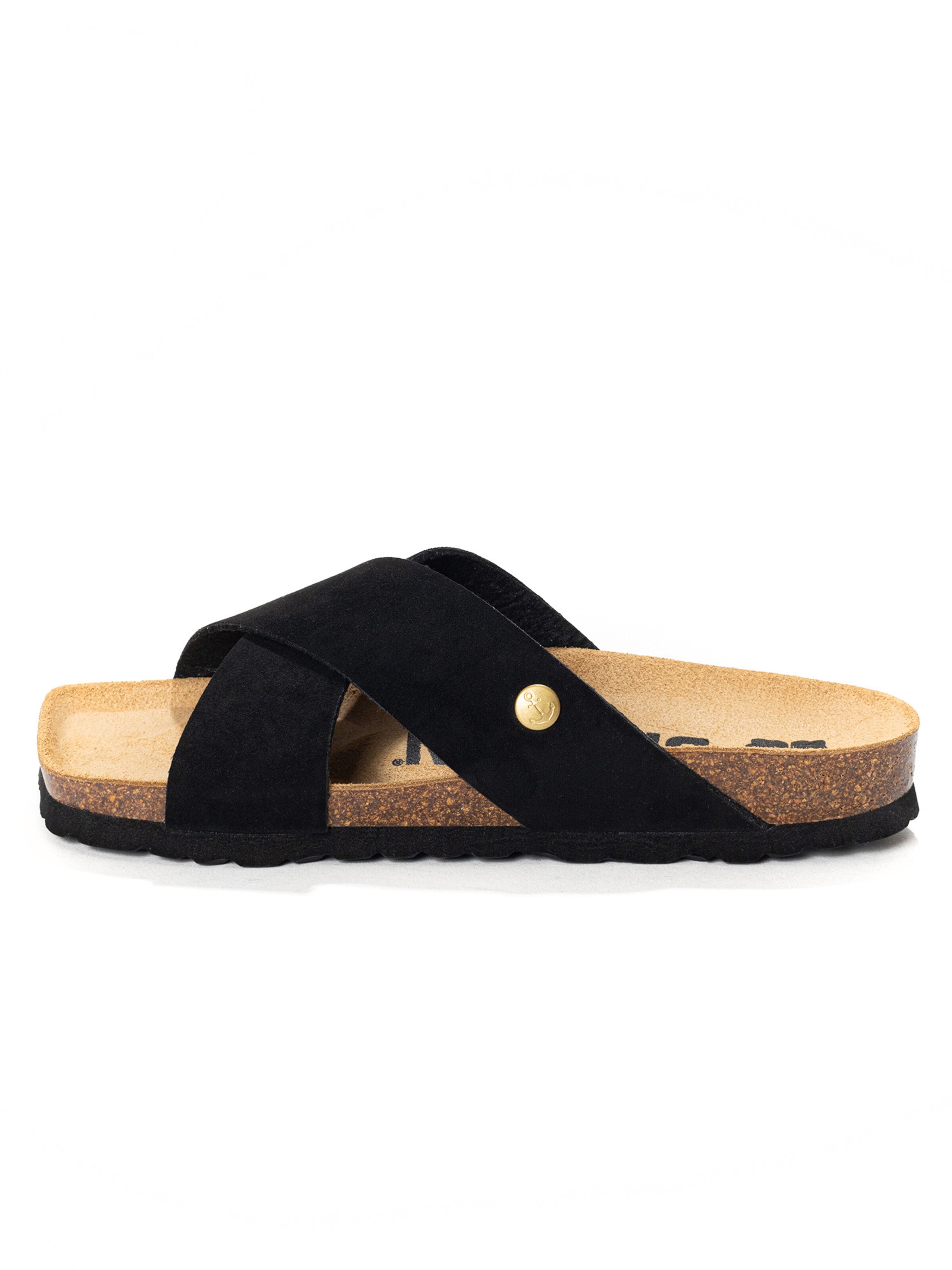 Bayton - Zapatos abiertos 'Marta' en negro: frente