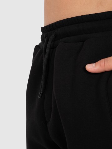 Smilodox Loosefit Sportbroek 'Miran' in Zwart