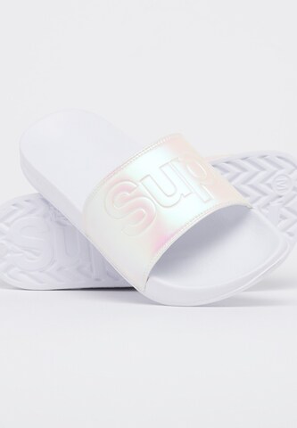 Mule Superdry en blanc