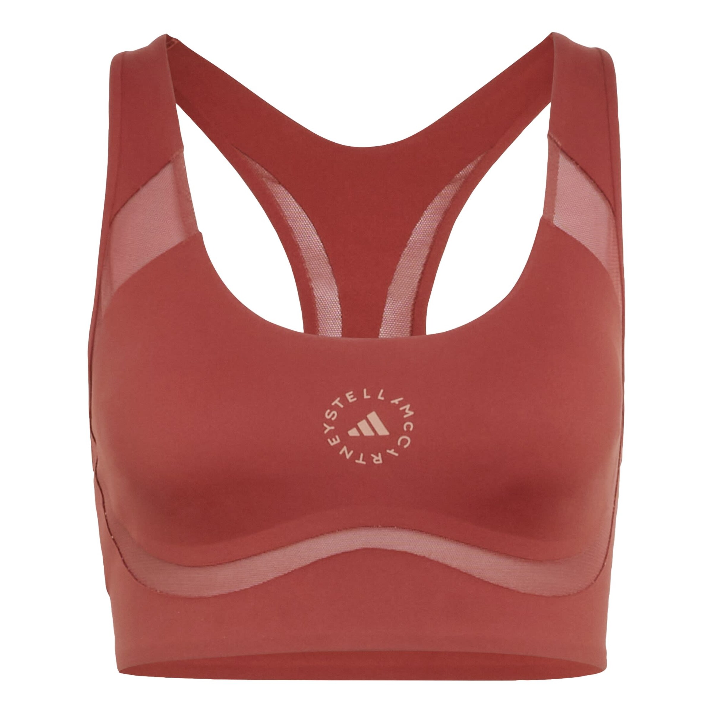 Soutien-gorge de sport 'Power Impact' ADIDAS BY STELLA MCCARTNEY en marron : devant