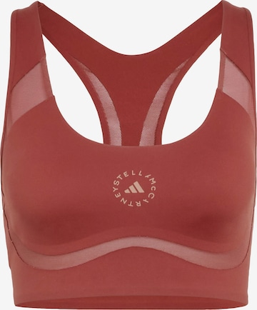Soutien-gorge de sport 'Power Impact' ADIDAS BY STELLA MCCARTNEY en marron : devant