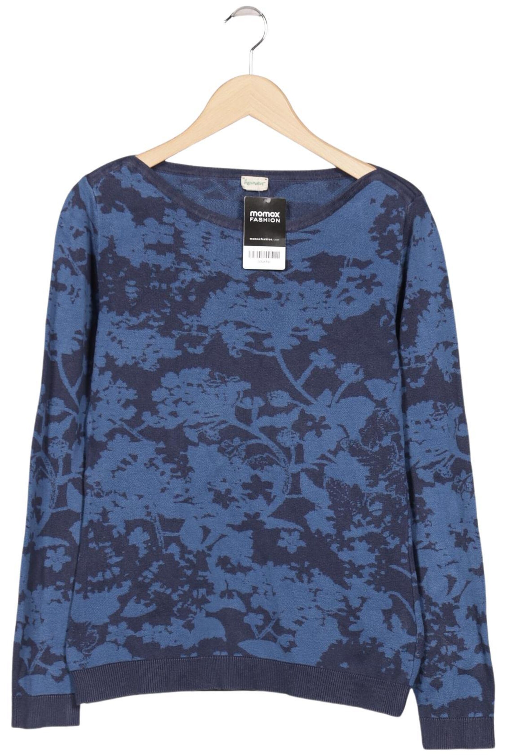 hessnatur Sweater & Cardigan in S in Blue: front