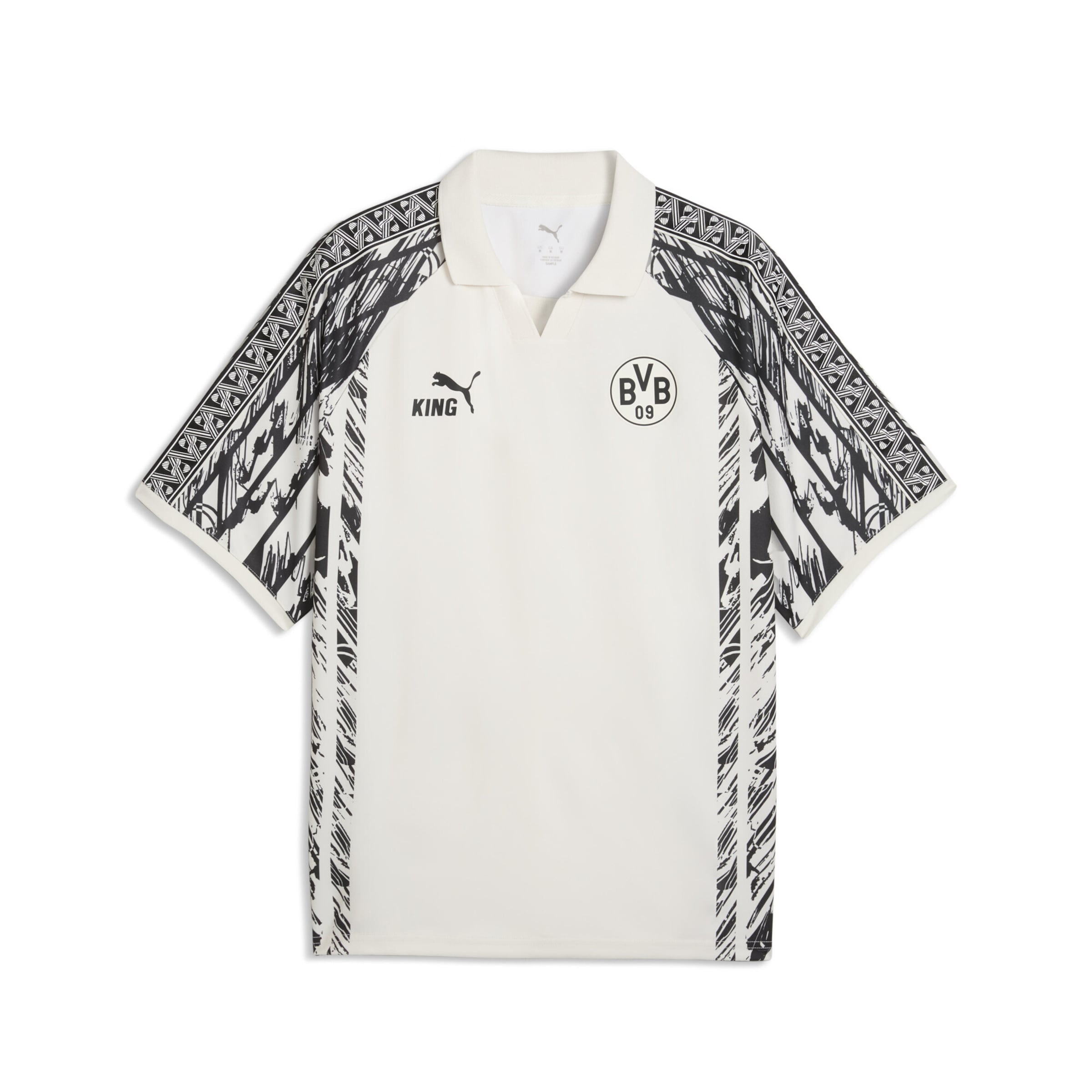 PUMA Tricot 'Borussia Dortmund King' in de kleur Zwart / Wit, Productweergave