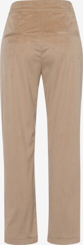 BRAX Loose fit Pleat-Front Pants 'Melo' in Brown