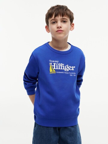 Sweat TOMMY HILFIGER en bleu : devant