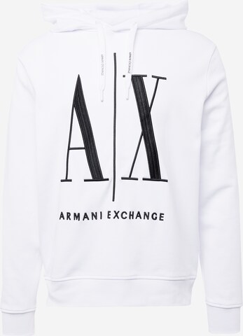 Felpa di ARMANI EXCHANGE in bianco: frontale