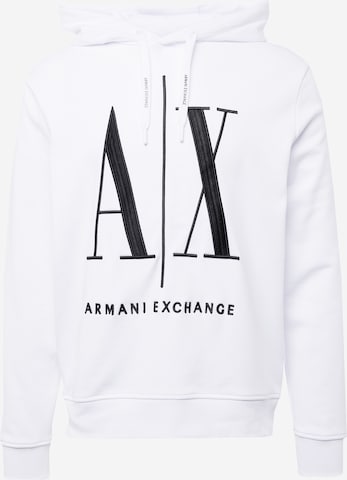 ARMANI EXCHANGE Sweatshirt in Wit: voorkant