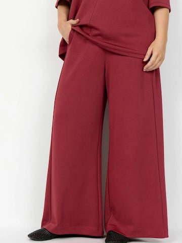 Wasabi Concept Normální Kalhoty ' WA-SEBINA 76 ' – červená