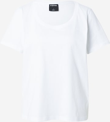 Maglietta di G-STAR in bianco: frontale