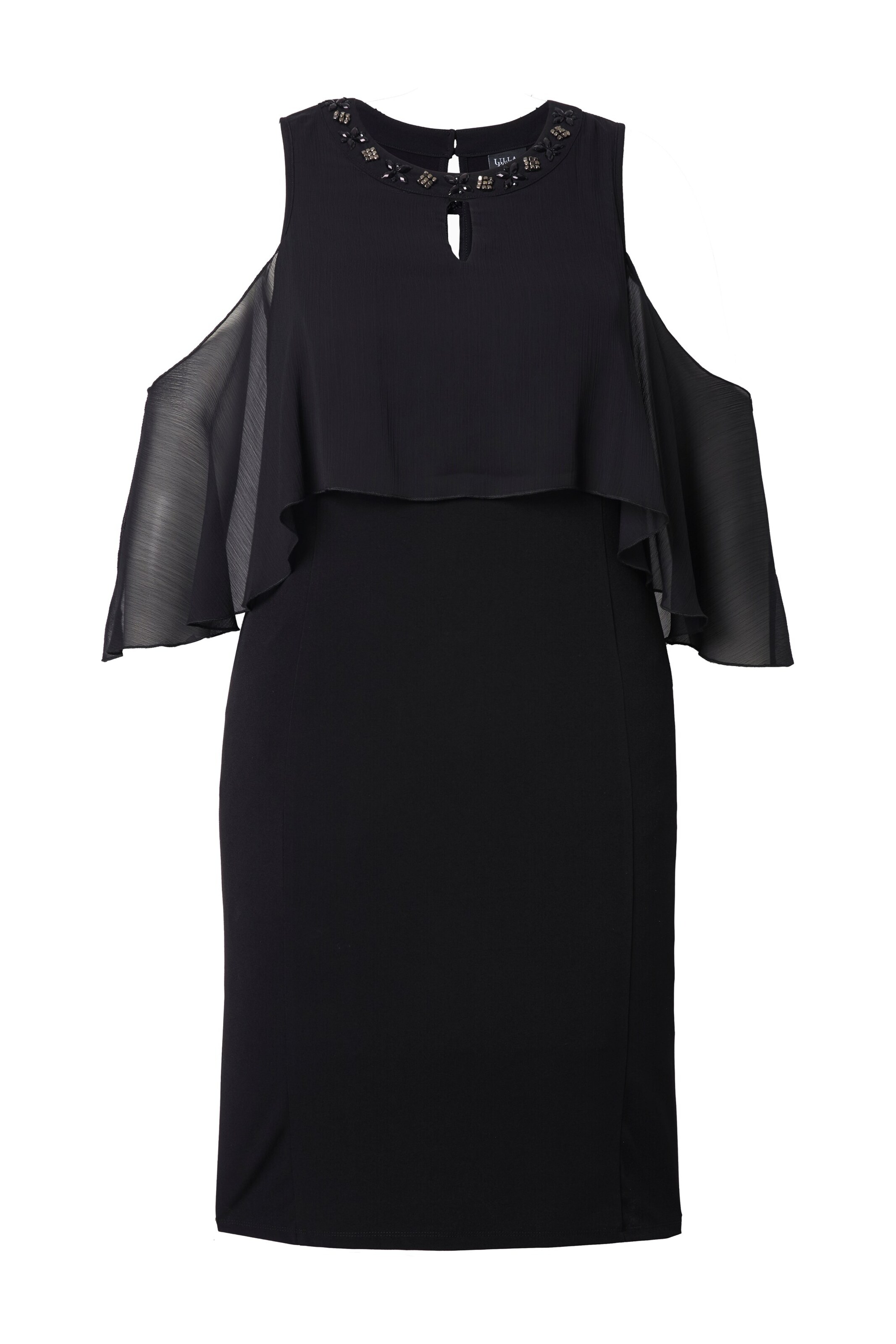 Ulla Popken Jurk in Zwart: voorkant