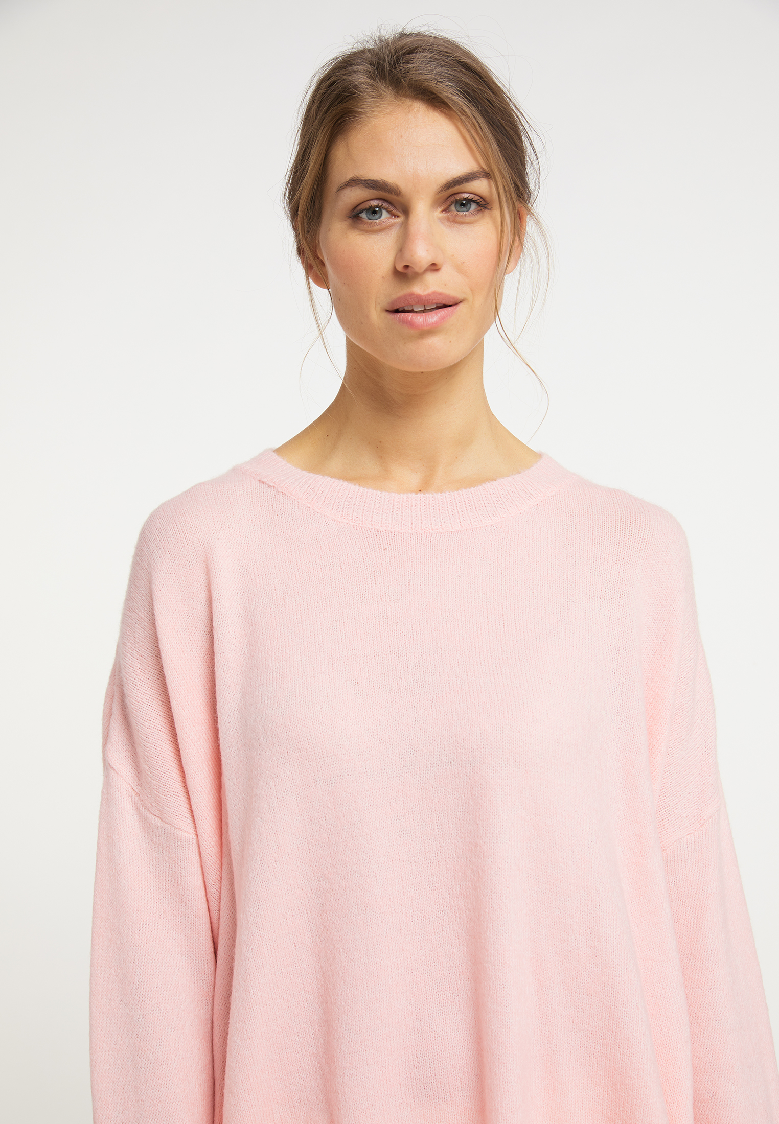 Usha Sweter w kolorze Różowy Pudrowym 
