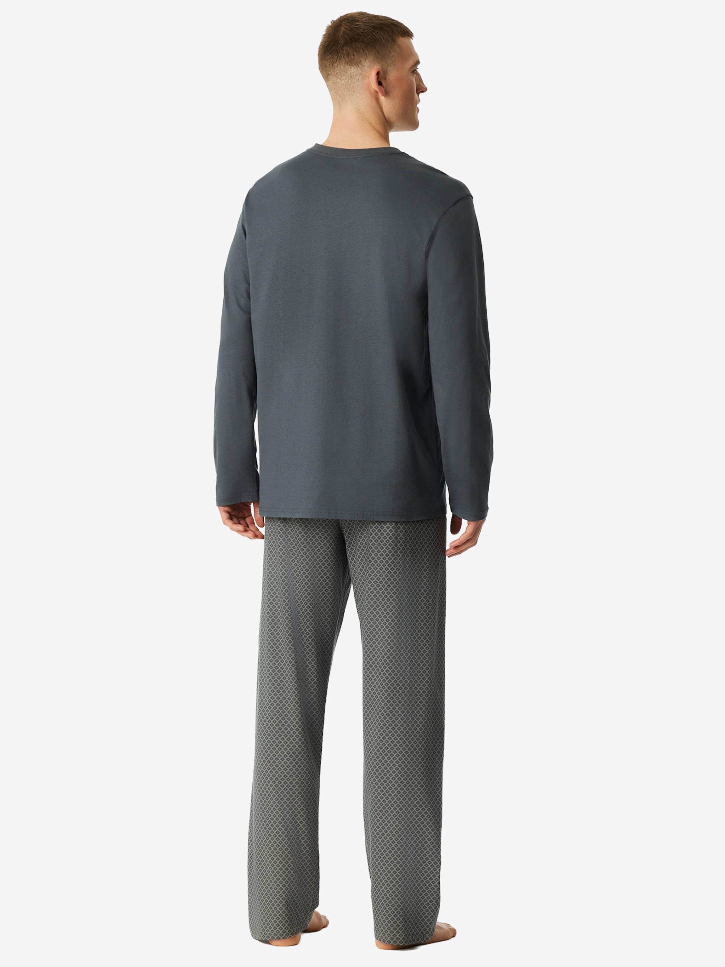 Pyjama long ' Comfort Essentials ' SCHIESSER en gris