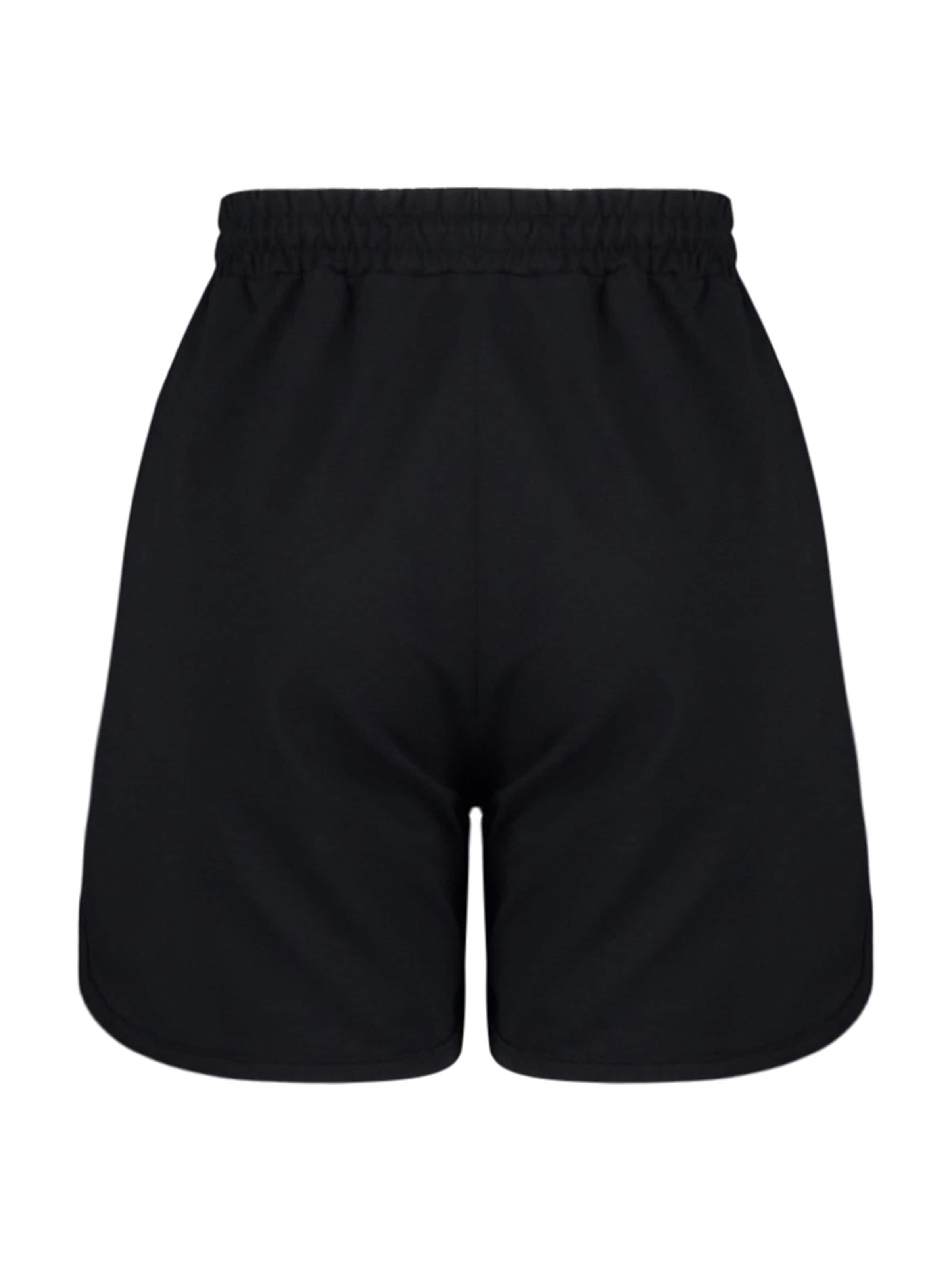 Regular Pantalon Trendyol Curve en noir