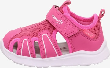 SUPERFIT Sandały 'Wave' w kolorze różowy