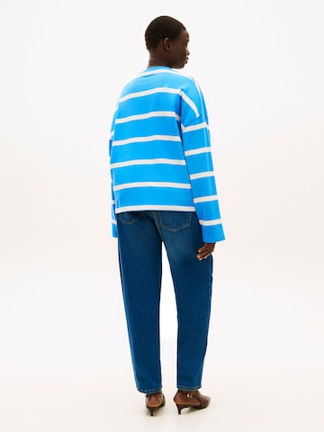 Tommy Hilfiger Curve Mikina - Modrá